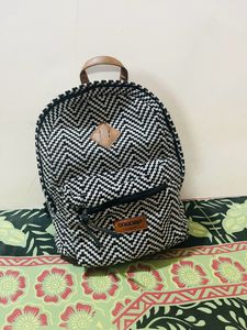 Black And White Backpack