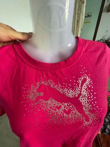 Pink Puma T-shirt