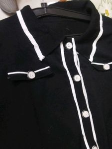 Classic Black &amp; White Mini Dress