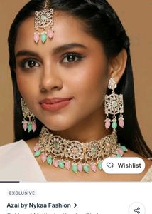 Stunning Gold Plated Kundan Jewellery Set