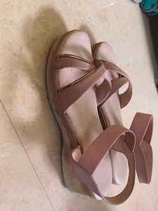 Stylish Pink Flat Sandals