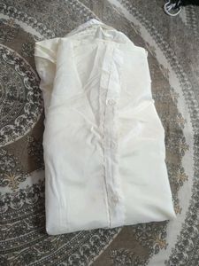 Classic White Men's Shirt