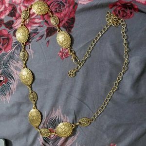Vintage Gold Tone Chain Belt