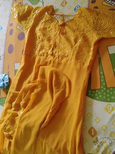 Yellow Festive gown