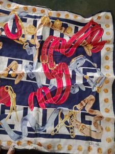 Rare Find Vintage CELINE 90s Cotton Scarf