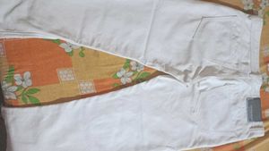 Classic White Denim Jeans
