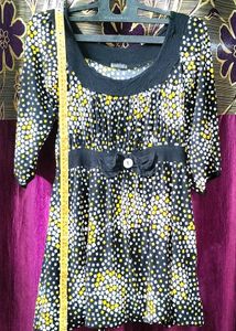 Chic Printed Tunic with kurtis
