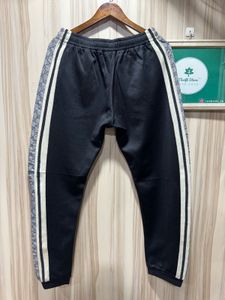 GUCCI GG Monogram Snake Print Black Jogger