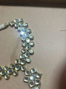 Elegant real Kundan Necklace Set