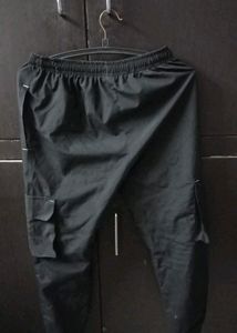 A Black Shiny Jogger