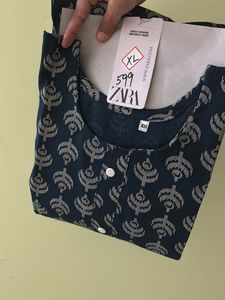 Stylish Blue Printed Kurta