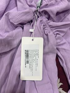 Lavender Puff Sleeve Mini Dress
