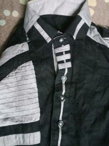 Shahrukh Khan Style Black Kurta For Boys