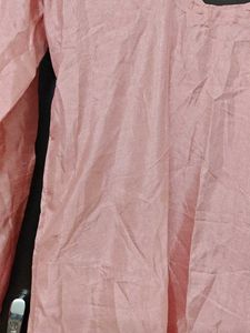 Pink Silk Kurta
