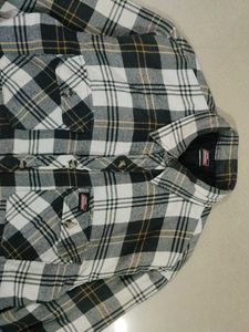 Dickies quilted flannel shirt jacket(Original Vint