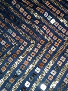 Heavy Sequence Work fabric