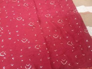 Red Ethnic duppta