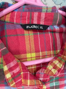 Charming Plaid Shirt Dress