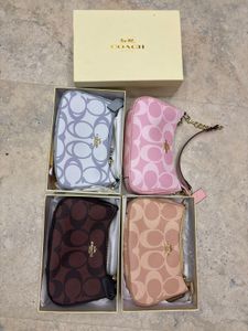 Coach Pink Monogram Shoulder Bag
