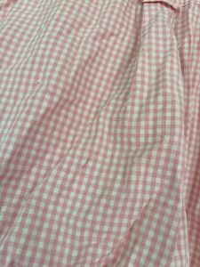 Pink Gingham Button-Up Shirt