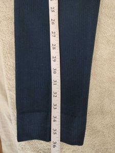 Men's Blue Casual Trousers