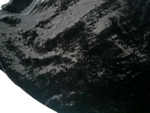 Elegant Black Velvet Fabric