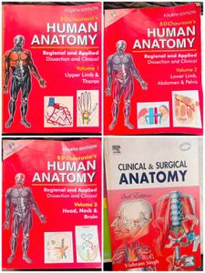 B.D. Chaurasia's Human Anatomy Book Set