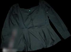Peplum Style Square Neck Top