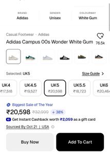 Adidas Original Campus sneaker