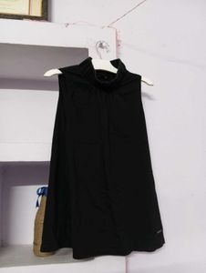 Black Open Front Cardigan