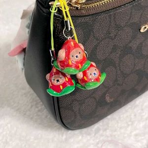 🍓 🐻 Cute Strawberry Bear Charms