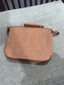 Brown Satchel Handbag
