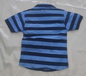 Boys' Blue Striped Outfit