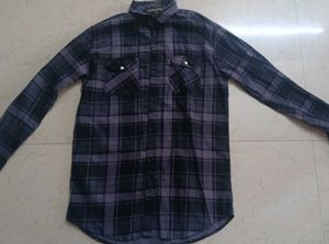 Men's Slim Fit Plaid Shirt