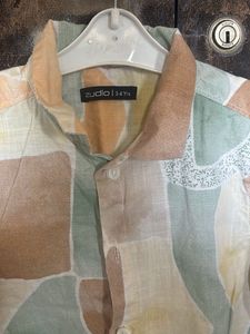 Kids  Abstract Print Short Sleeve Shirt