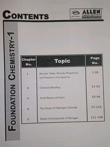 Foundation Chemistry-1 ICSE Class X Book