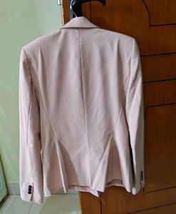 Zara Basic Double-Breasted Blazer