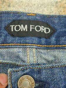 TOM FORD Blue Denim Jeans Made in USA