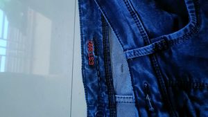 Classic Dark Wash Denim Jeans