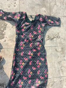 Floral Print Kurta