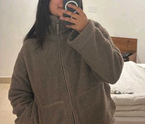 Cozy Teddy Fleece Zip-Up Jacket