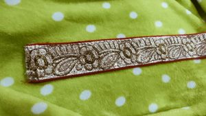 set of two laces for chaniya choli or lehenga and dupatta
