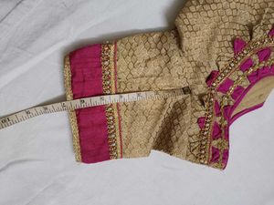 Golden Brocade Blouse never Used