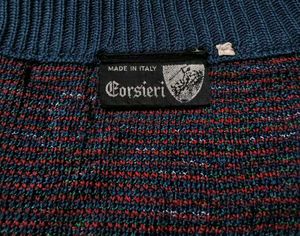 Corsieri Italian Blue Knit Sweater