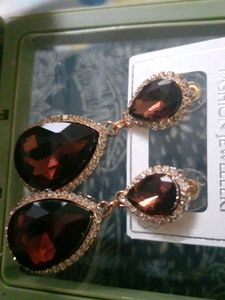 Elegant Teardrop Crystal Earrings