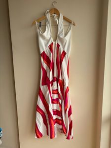 Stylish Striped Maxi Dress with tag