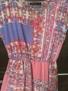 Bohemian Patchwork Mini Dress
