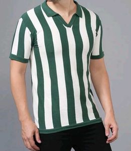 Men's Striped V-Neck T-Shirt