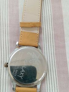 Classic Tan Leather Strap Watch