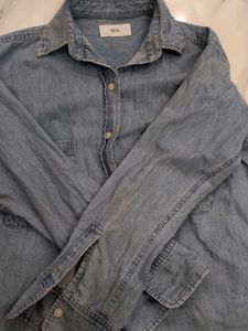 Classic unisex Blue Denim Shirt